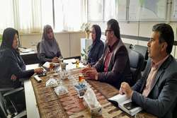 نشست هم اندیشی مدیریت مصرف مدیرکل امور زنان و خانواده استانداری با شرکت آبفای خراسان شمالی